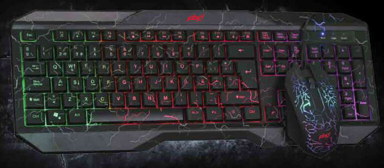 Pack clavier et casque de jeu Packard Bell RUCKUS