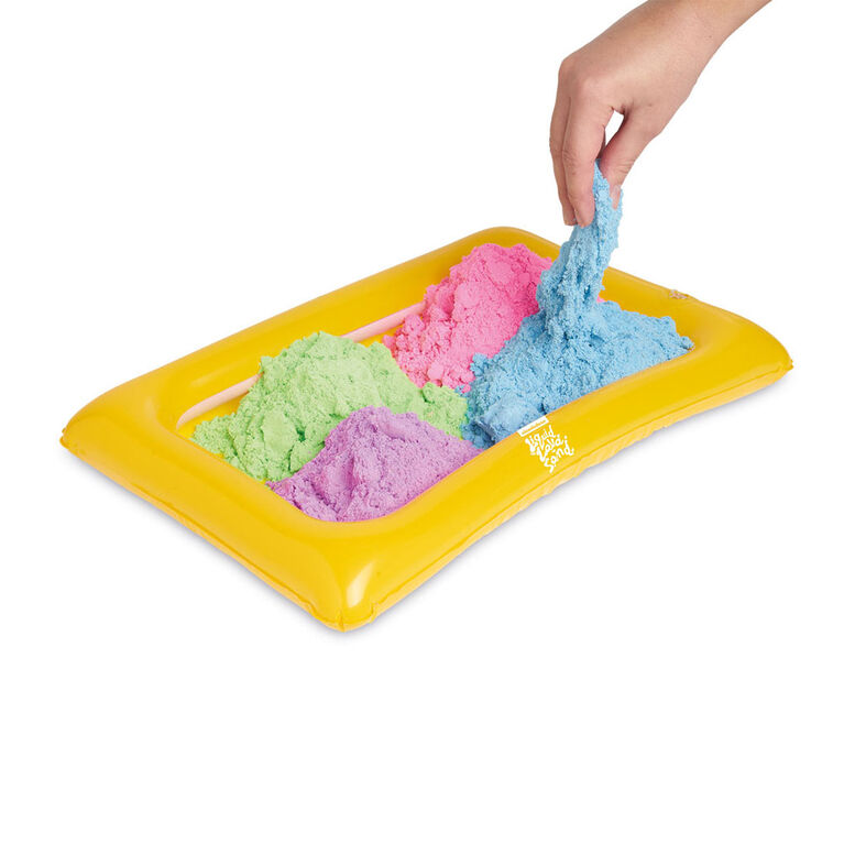 Nickelodeon Liquid Lava Sand Super Stretchy Sand - Exclusivité R - Les couleurs peuvent varier - un par achat - Notre exclusivité