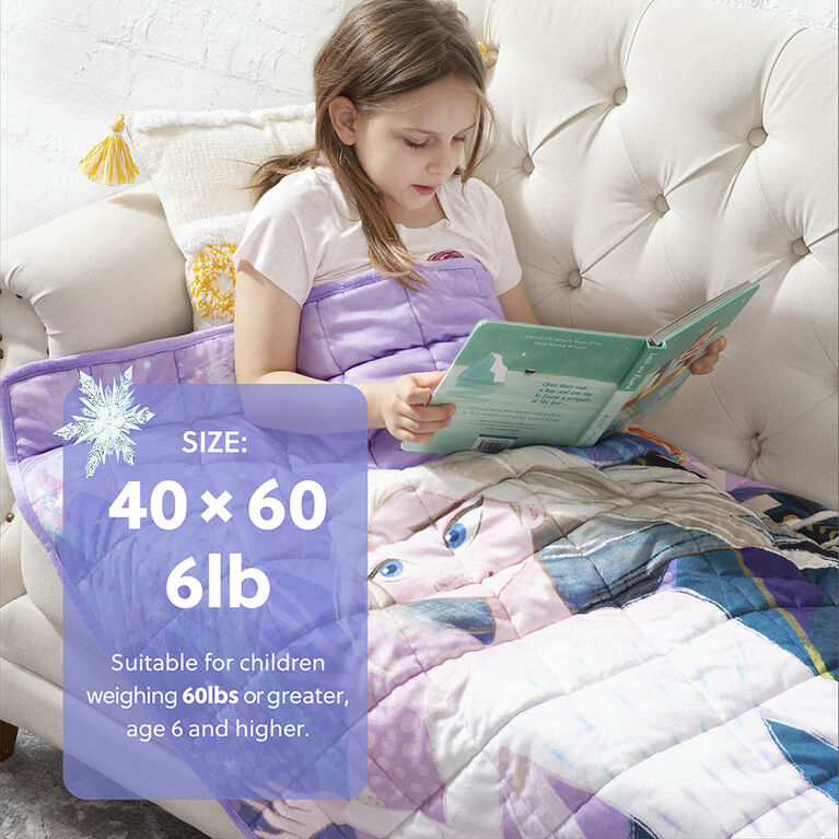 Disney Frozen Kids Weighted Blanket (40 x 60 inches), 6lbs