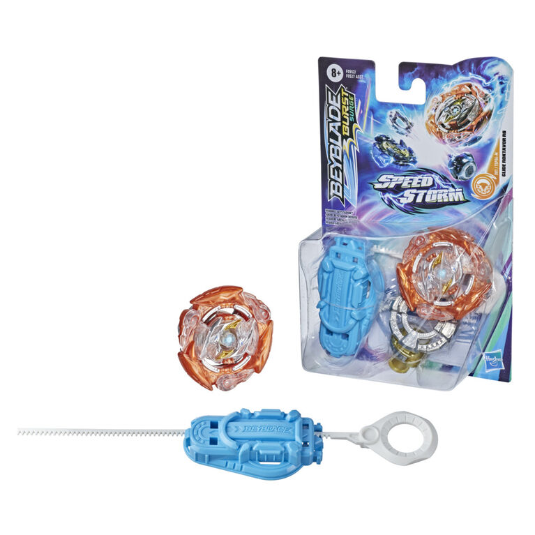 Beyblade Burst Surge, Trousse de départ avec toupie de compétition Speedstorm Glide Roktavor R6