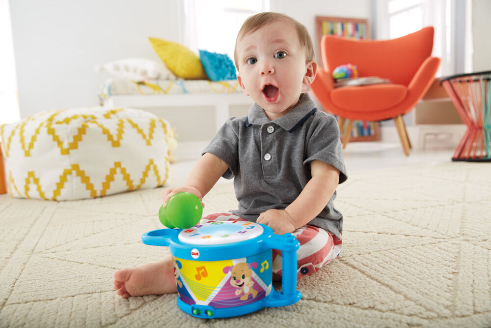 fisher price tap and teach drum