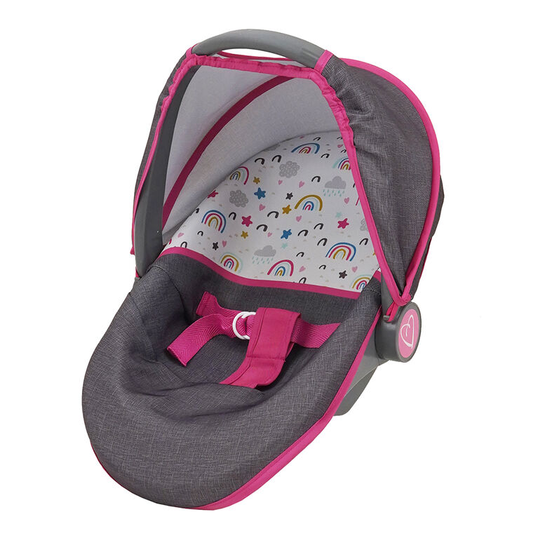 509 Crew Doll Carseat,  Rainbow Fun - R Exclusive