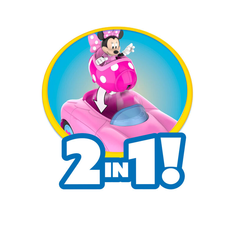 Véhicule de Transformation Disney Junior Mickey Mouse Funhouse, Minnie Mouse