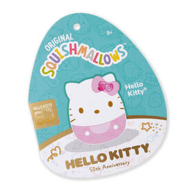 Squishmallows 8" Plush - Hello Kitty 50th Anniversary Embossed Bows: Pink Hello Kitty