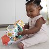 Fisher-Price Tethered Soft Blocks Newborn Toy with Sensory Activities, Fun-to-Flip
