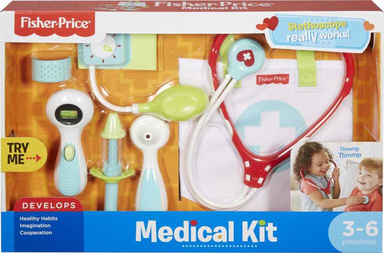 Fisher-Price Medical Kit 7-Piece Doctor Toys