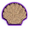 Kinetic Sand, Seashell Container with 4.5oz Neon Purple and Kinetic Beach Sand