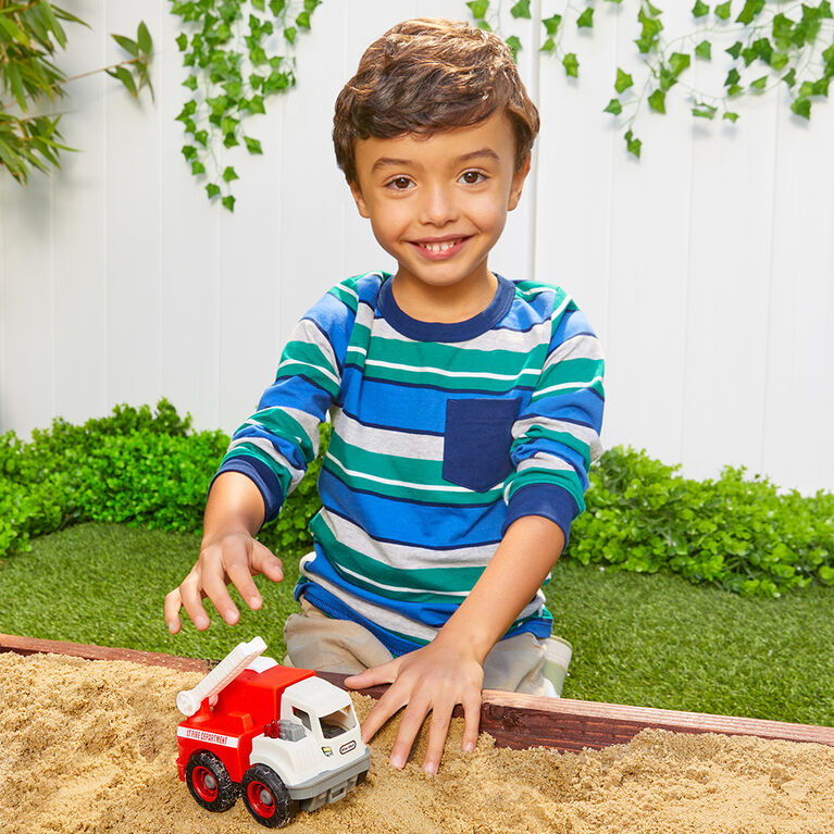 Little Tikes Dirt Diggers Mini Fire Truck Indoor Outdoor Multicolor Toy Car