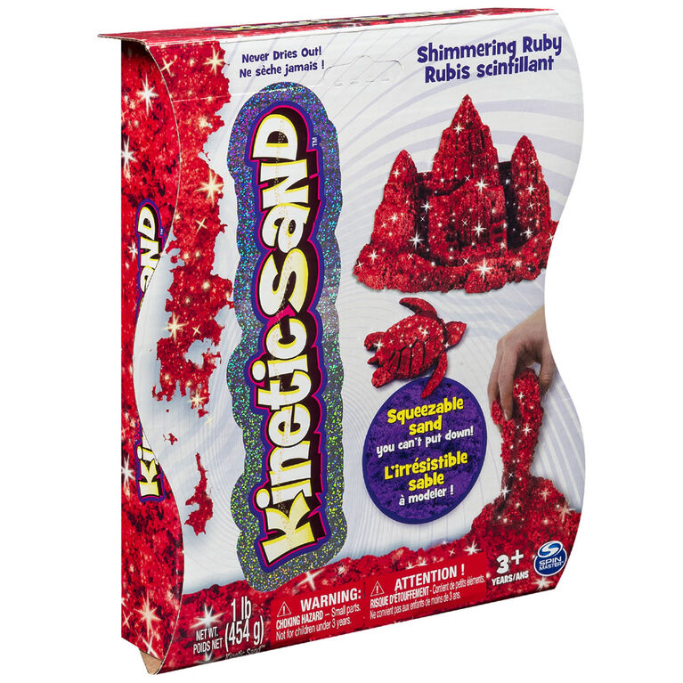 Kinetic Sand 1lb Shimmering Ruby Red