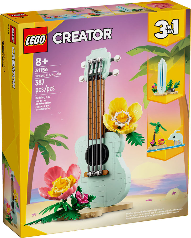 LEGO Creator 3 in 1 Tropical Ukulele Set 31156