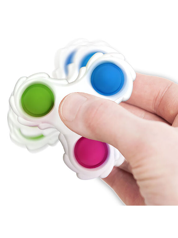 Push and Pop Sensory Toy Pop Spinner - English Edition