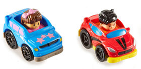 Fisher-Price - Little People - Wheelies - Coffret de 2 - VUS et Coup&eacute;