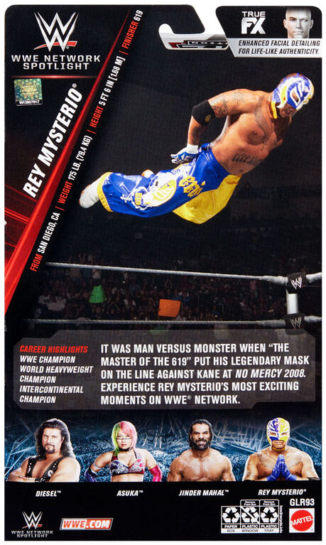 WWE Network Spotlight Rey Mysterio Elite Collection Action Figure - English Edition | Toys R Us ...