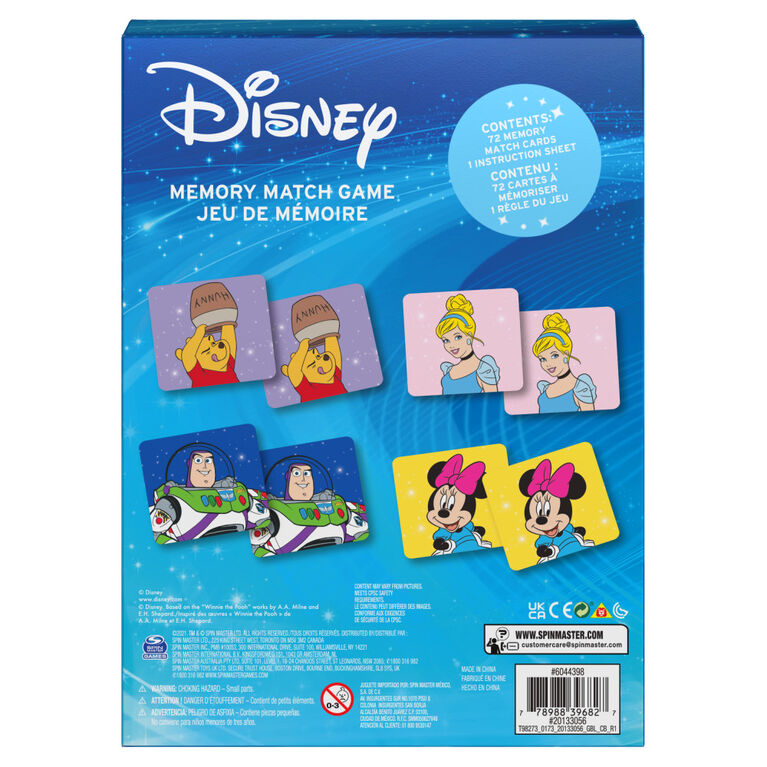 Disney Memory Match Game