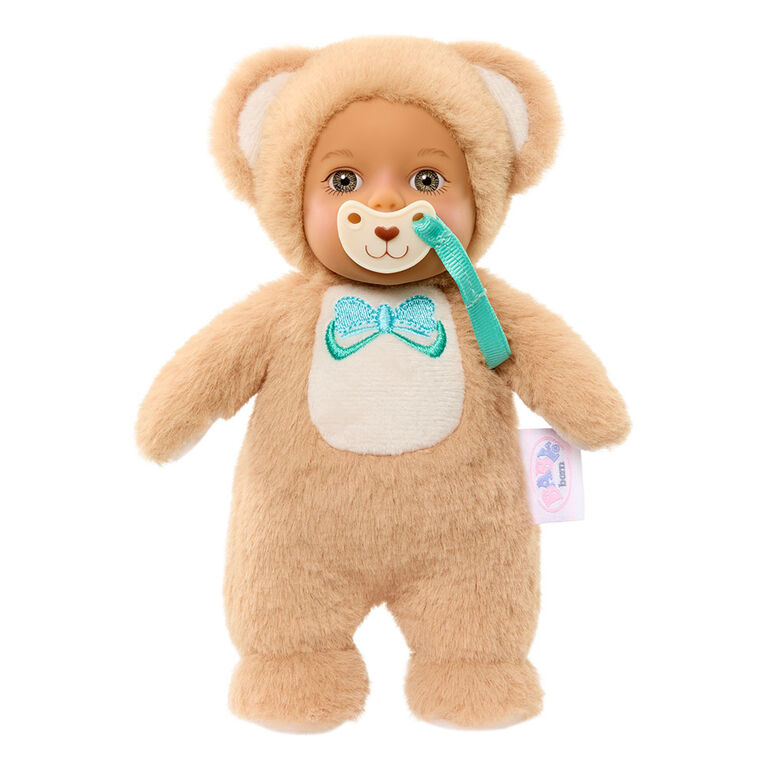 BABY born Cozy Cuties Soft Baby Doll- Bear, Gray Eyes