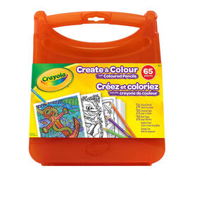 Ensemble Créez et coloriez <br>avec des crayons de couleur