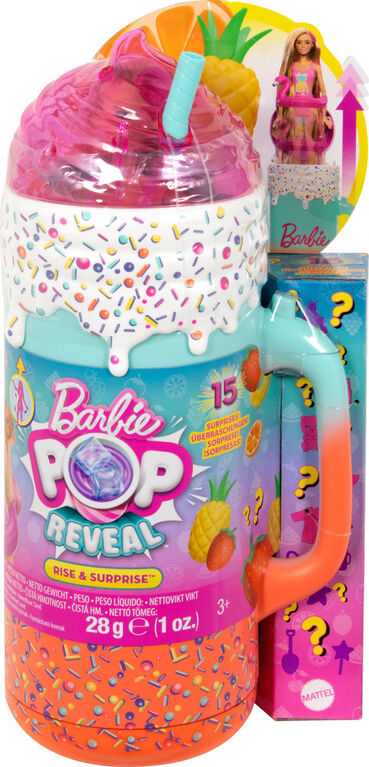 Barbie Pop Reveal Coffret-cadeau Revelation Surprise, 15+ surprises
