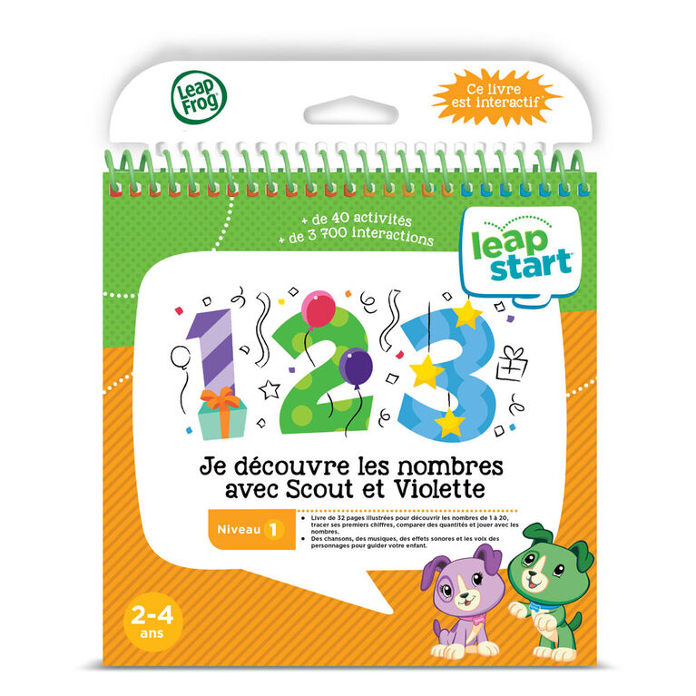 LeapFrog LeapStart Les mathématiques avec Scout et amis  - Livre d'activités - Édition française