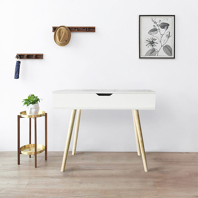 Bureau Moderne Blanc avec Rangement