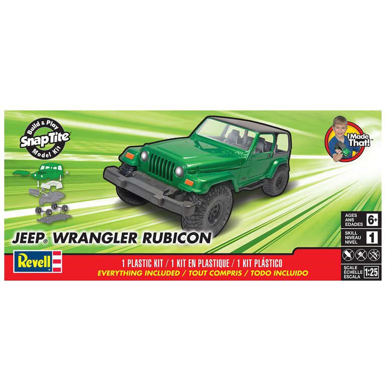 Revell Jeep Wrangler Rubicon - Maquette