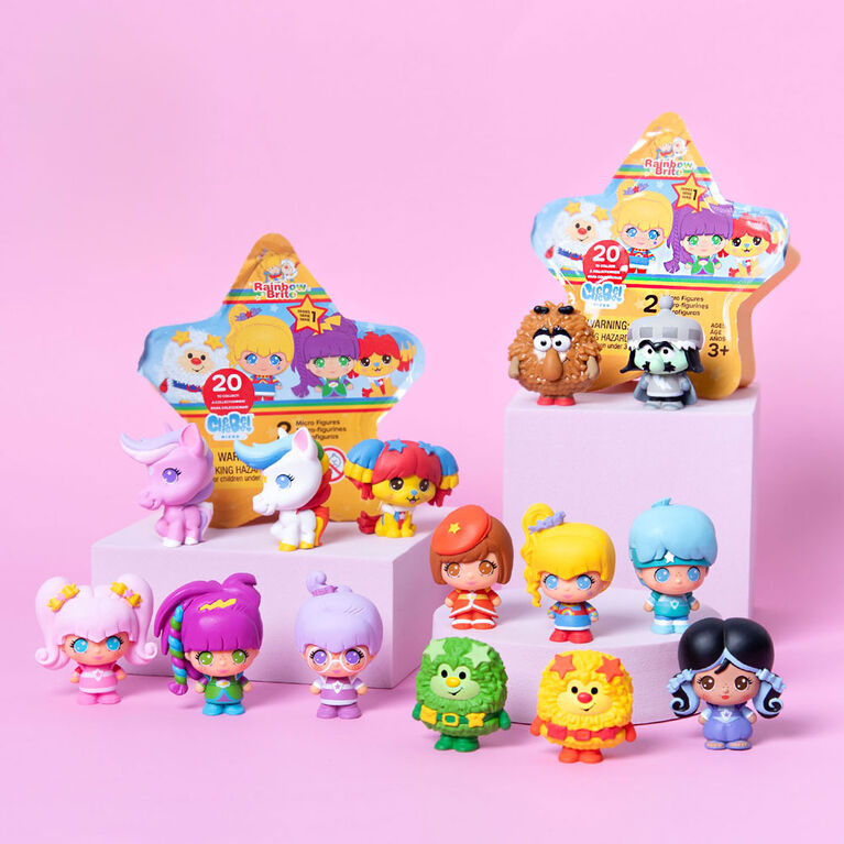 RAINBOW BRITE 1.5" Blind Cheebee Figures (2 mystery figures)