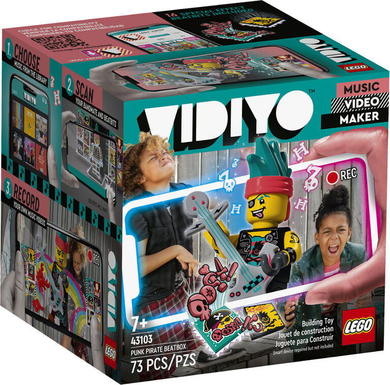 LEGO VIDIYO Punk Pirate BeatBox 43103 (73 pièces)