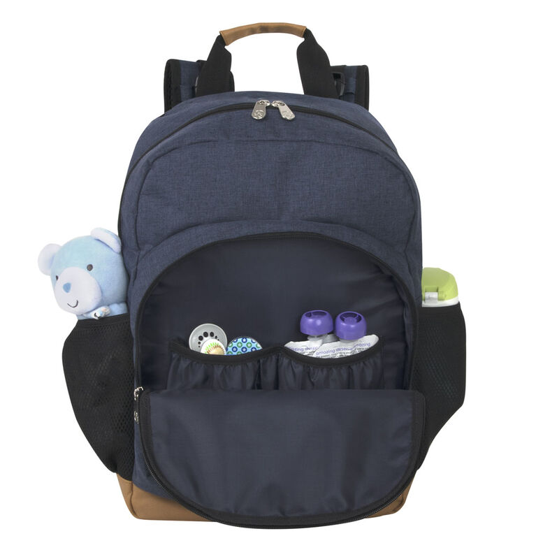 Sac à dos à langer Grayson de Fisher Price, Denim