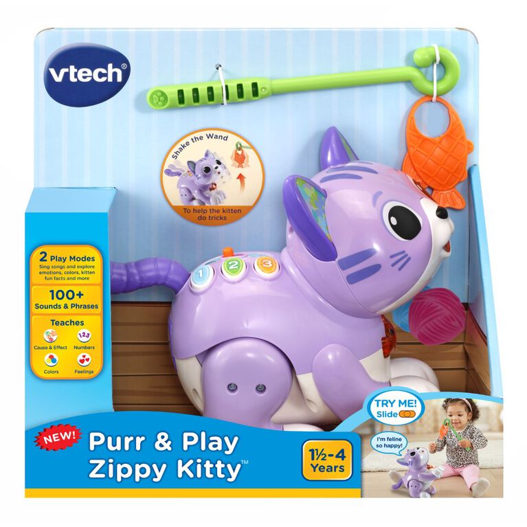 VTech Purr & Play Zippy Kitty - English Edition