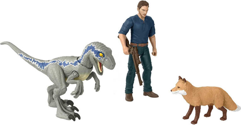 Jurassic World Human and Dino Pack Owen and Mirror Dino