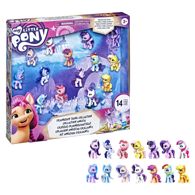 My Little Pony: A New Generation Friendship Shine Collection - 14 Pony Figure Toys