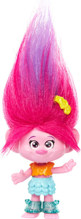 DreamWorks Trolls Band Together - Petite poupée - Hair Pops- Poppy