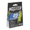 Nerf Hyper, recharge de 25 billes en mousse, officielles pour utiliser avec les blasters Nerf Hyper