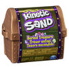 Kinetic Sand, Coffret Trésor enfoui avec 170 g de sable modelable et un outil caché surprise (les styles peuvent varier)