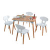 Mid-Century Kid Table/4 Chairs Set