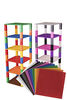 Strictly Briks - Brik Tower - 6" x 6" - 20 x 20 pegs - 12 Baseplates - 80 Stackers - 12 Rainbow Colours