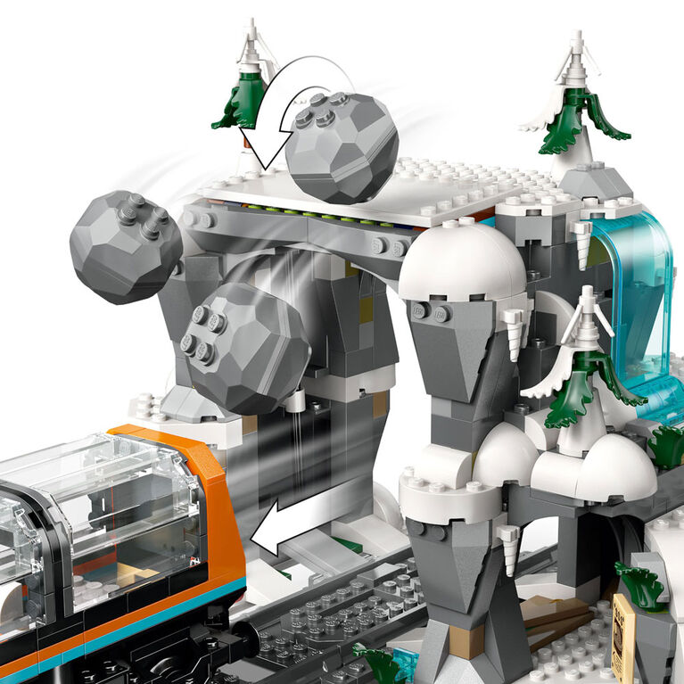 LEGO City Explorers' Arctic Polar Express Train Set - Building Kits Toy, Ages 7+  - 60470