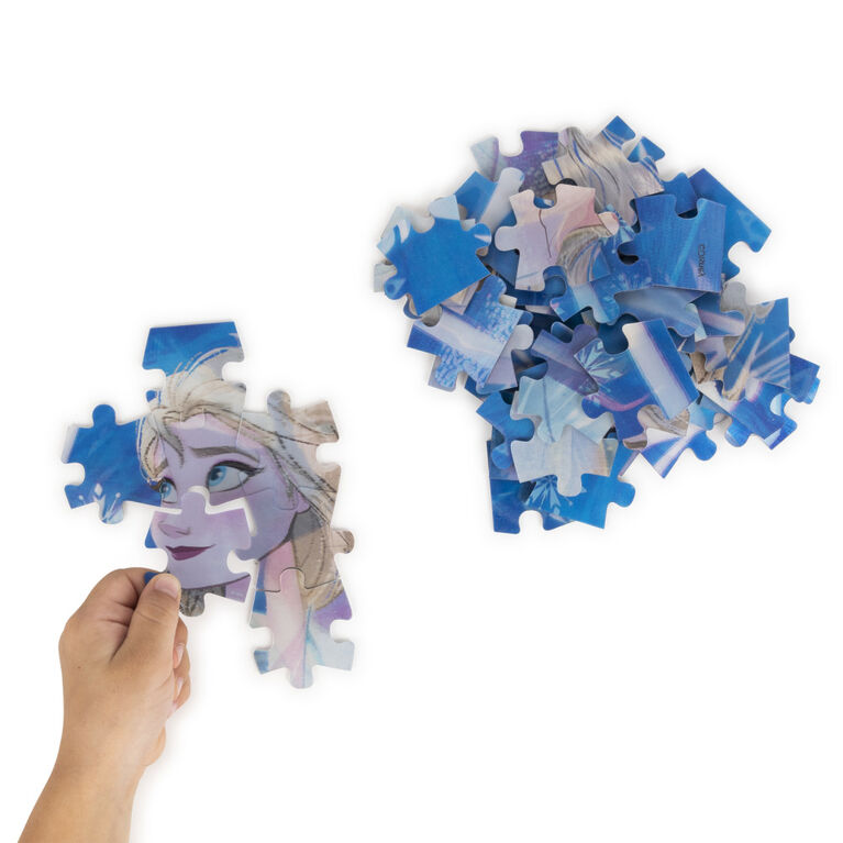 Frozen 2, puzzle lenticulaire (3D) de 48 pièces
