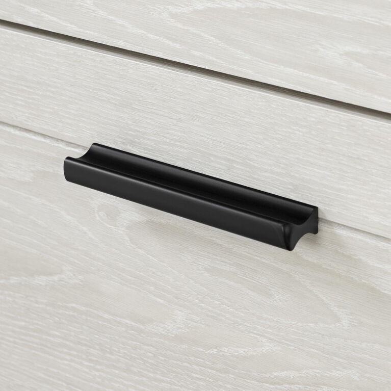 Fynn Table de chevet avec organisateur de fils Chêne hivernal Fynn Table de chevet avec organisateur de fils Chêne hivernal