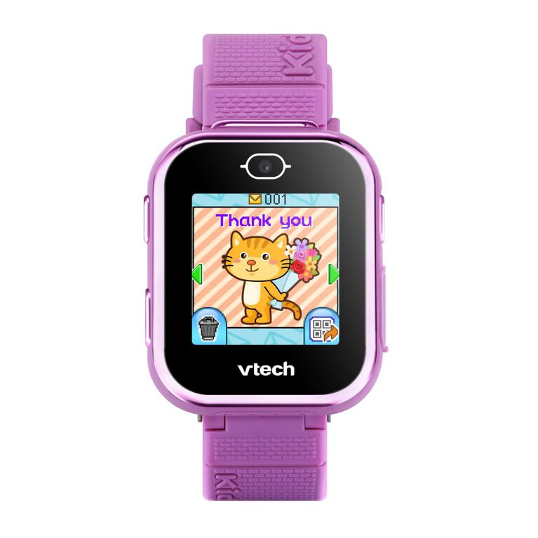 VTech KidiZoom Smartwatch DX3 avec deux appareils photo, lumière à DEL et flash, jumelage sécurisé des montres, effets photo et vidéo, jeux, podomètre, résistant aux éclaboussures, batterie rechargeable intégrée