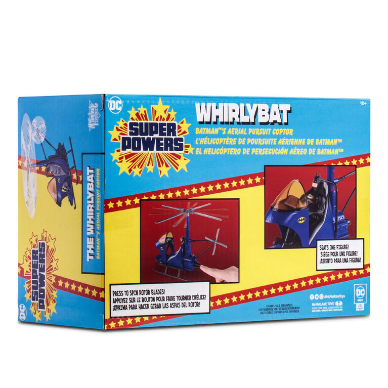 DC Super Powers Whirlybat (Batman's Aerial Pursuit Copter)