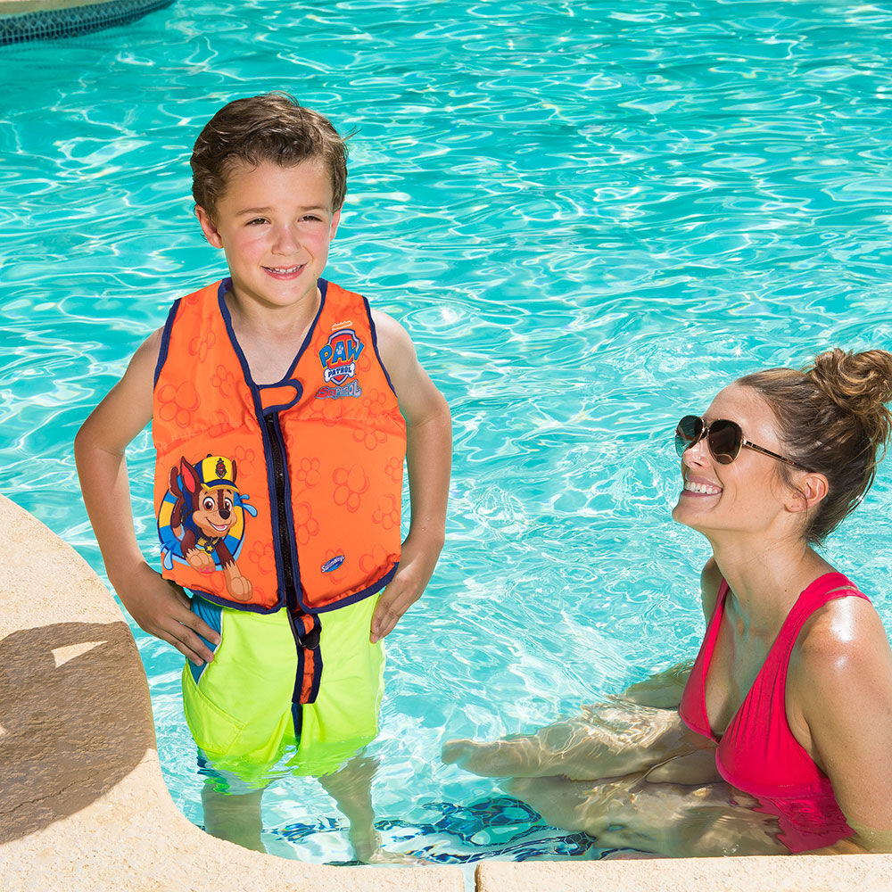 Megartico Kids’ Swim Vest Life Jacket Girls Adjustable Safety Strap Boys Swim Training Aid Zipper Toddler Learn-to-Swim