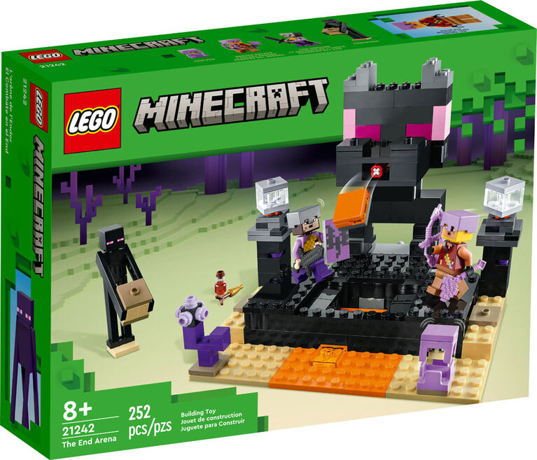 LEGO Minecraft The End Arena 21242 Building Toy Set (252 Pieces)