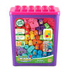 LeapFrog LeapBuilders 81-Piece Jumbo Blocks Box - Pink - English Edition