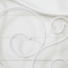 Country Poetry Lit de métal plateforme complet Simple Blanc solide