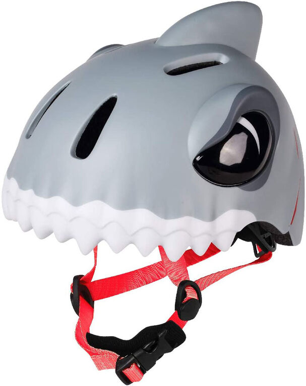 Animiles 3-D kids helmet Grey Shark one size fits ages 3-8 - English Edition