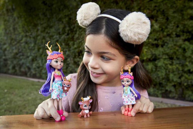 Enchantimals Danessa Deer and Sprint Daneeta Deer 7 Fleet Dolls - R Exclusive
