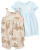 Carter's 3-Piece Dress & Romper Set  NB