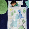 Toddler Naptime Blanket with Attached Pillow - Dinosaur