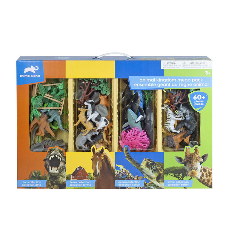 Animal Planet - Animal Kingdom Mega Pack Playset - 60 Pieces - R Exclusive  | Toys R Us Canada