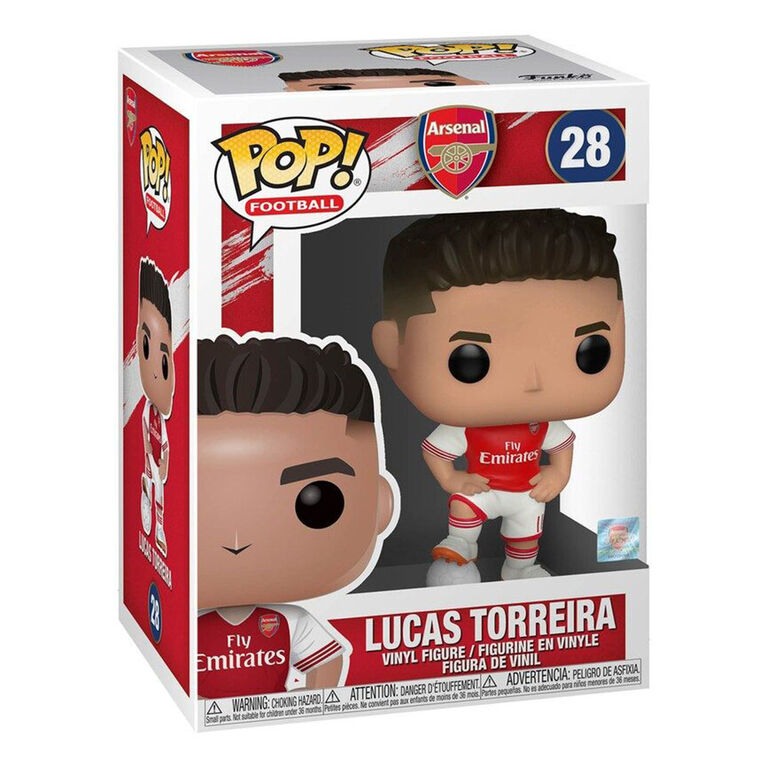 Figurine en Vinyle Luscas Torreira par Funko POP! Football: Arsenal